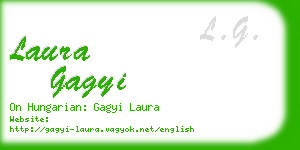 laura gagyi business card